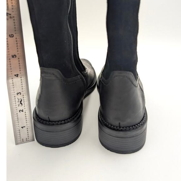 Clarks Maye Carly Tall Riding Boots Round Toe Women's Black Size US7.5M EU38 - Picture 4 of 15